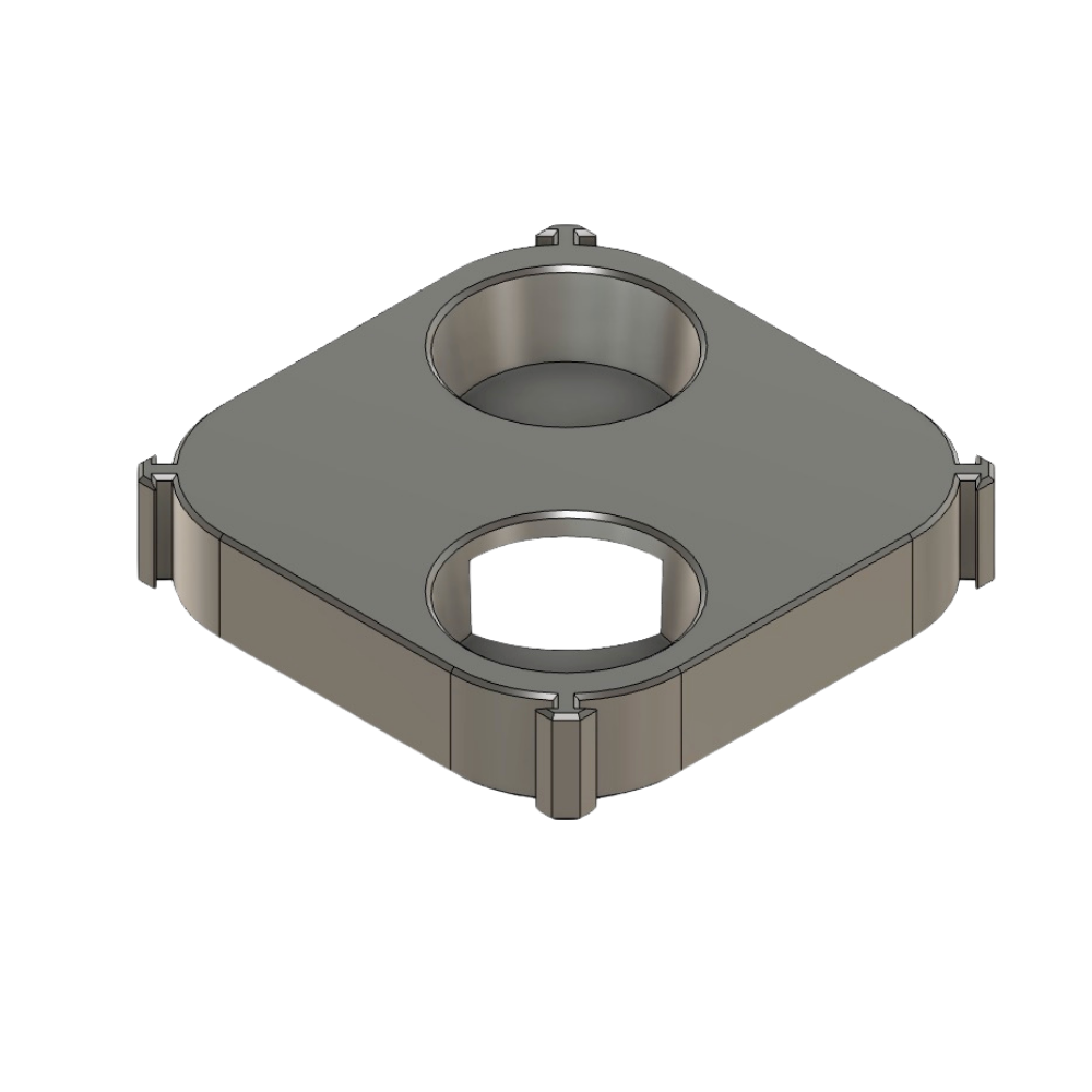 Spannzangen-Einsatz ER25/32, 50×50 mm – Sondereinsätze von ToolMS