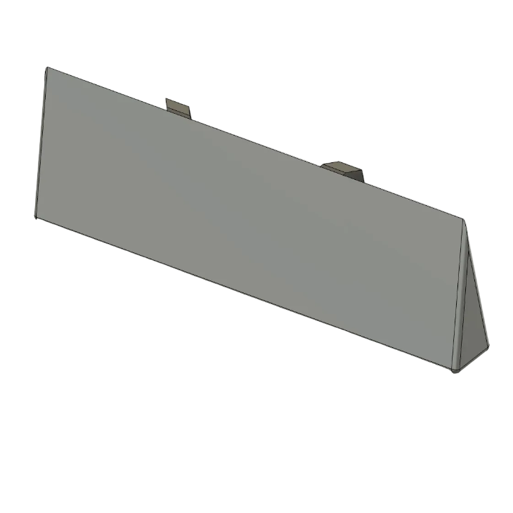 Namensschild für Boxen, 50 mm – Schubladenorganizer von ToolMS