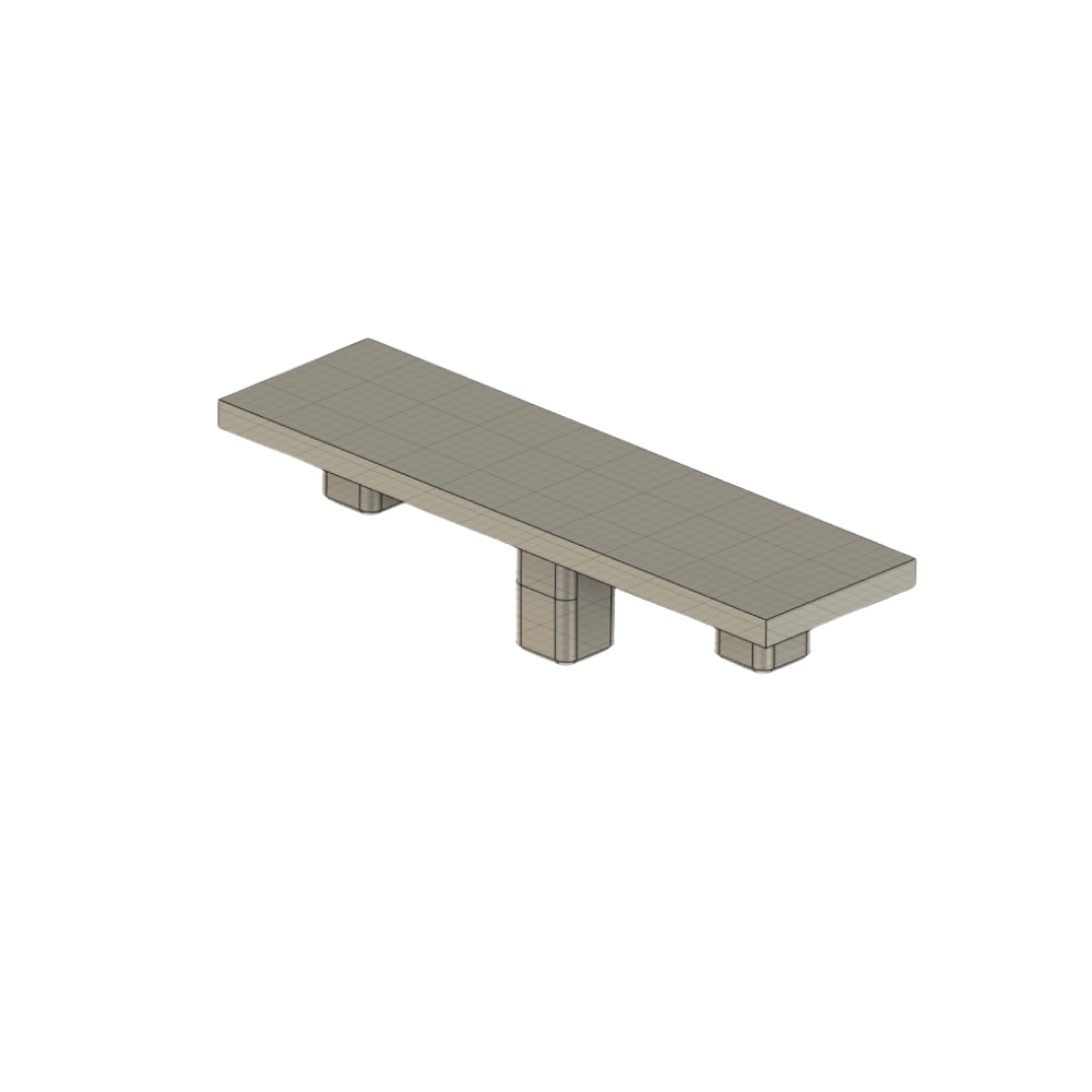 Namensschild Lochplatte 50 mm – Lochplatte von ToolMS