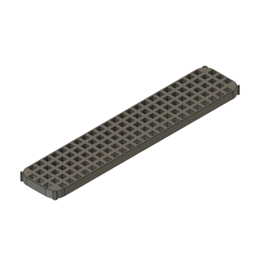 Lochplatte 10 mm, 50×250 mm – Schubladenorganizer von ToolMS