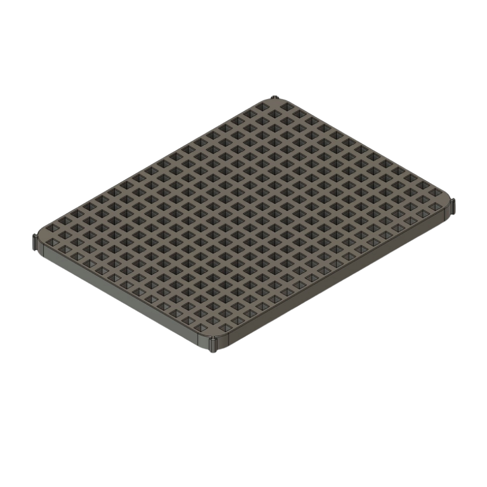 Lochplatte 10 mm, 150×250 mm – Schubladenorganizer von ToolMS