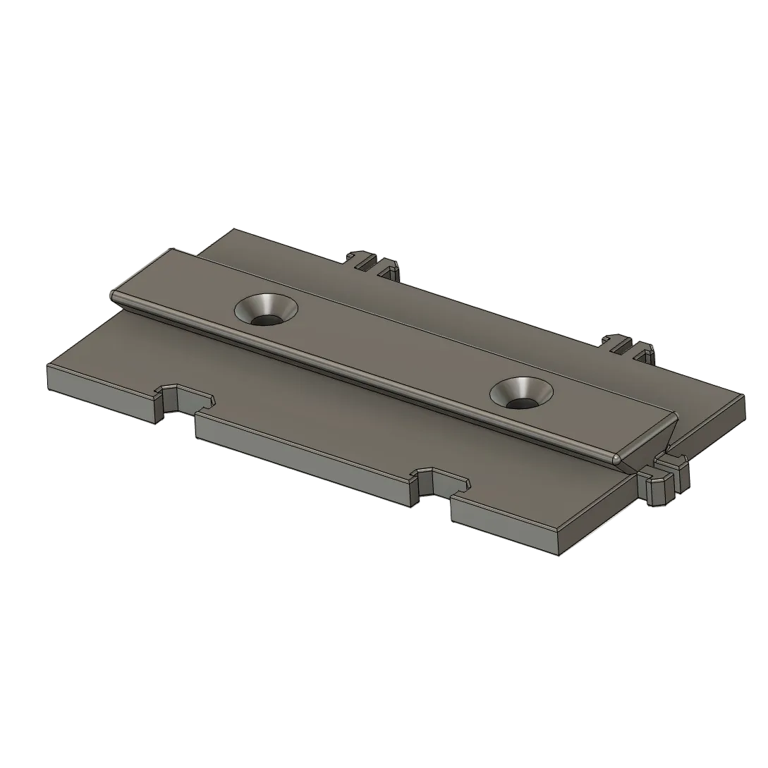 Wandorganizer-Grundplatte, 50×100 mm – Wandorganizer von ToolMS
