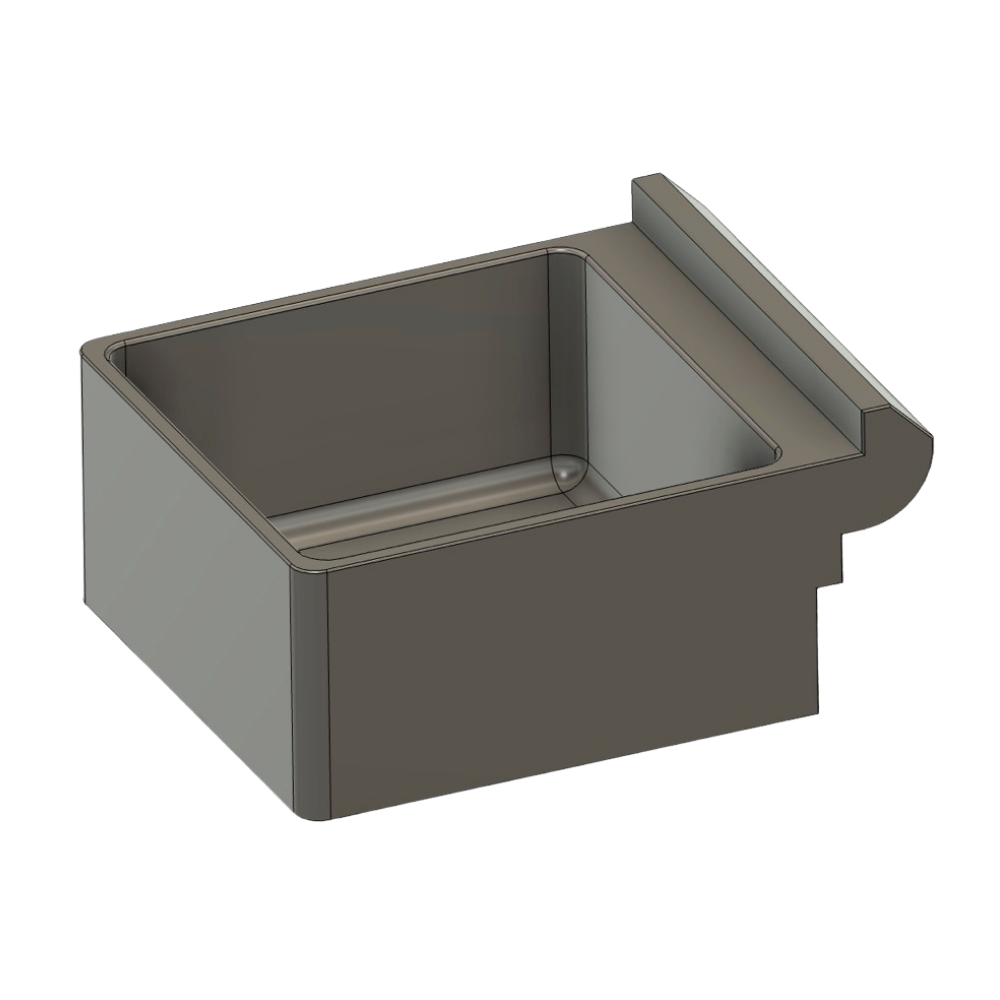Wandeinsatz Box 50×50 mm (Nut 8 Typ B) – Wandorganizer von ToolMS