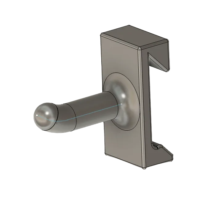 Wandeinsatz Haken (Wandsystem Clip) – Wandorganizer von ToolMS