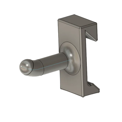 Wandeinsatz Haken (Wandsystem Clip) – Wandorganizer von ToolMS