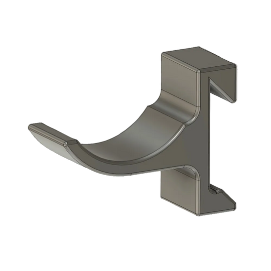 Wandeinsatz Ablage Radius 25 mm (Wandsystem Clip) – Wandorganizer von ToolMS