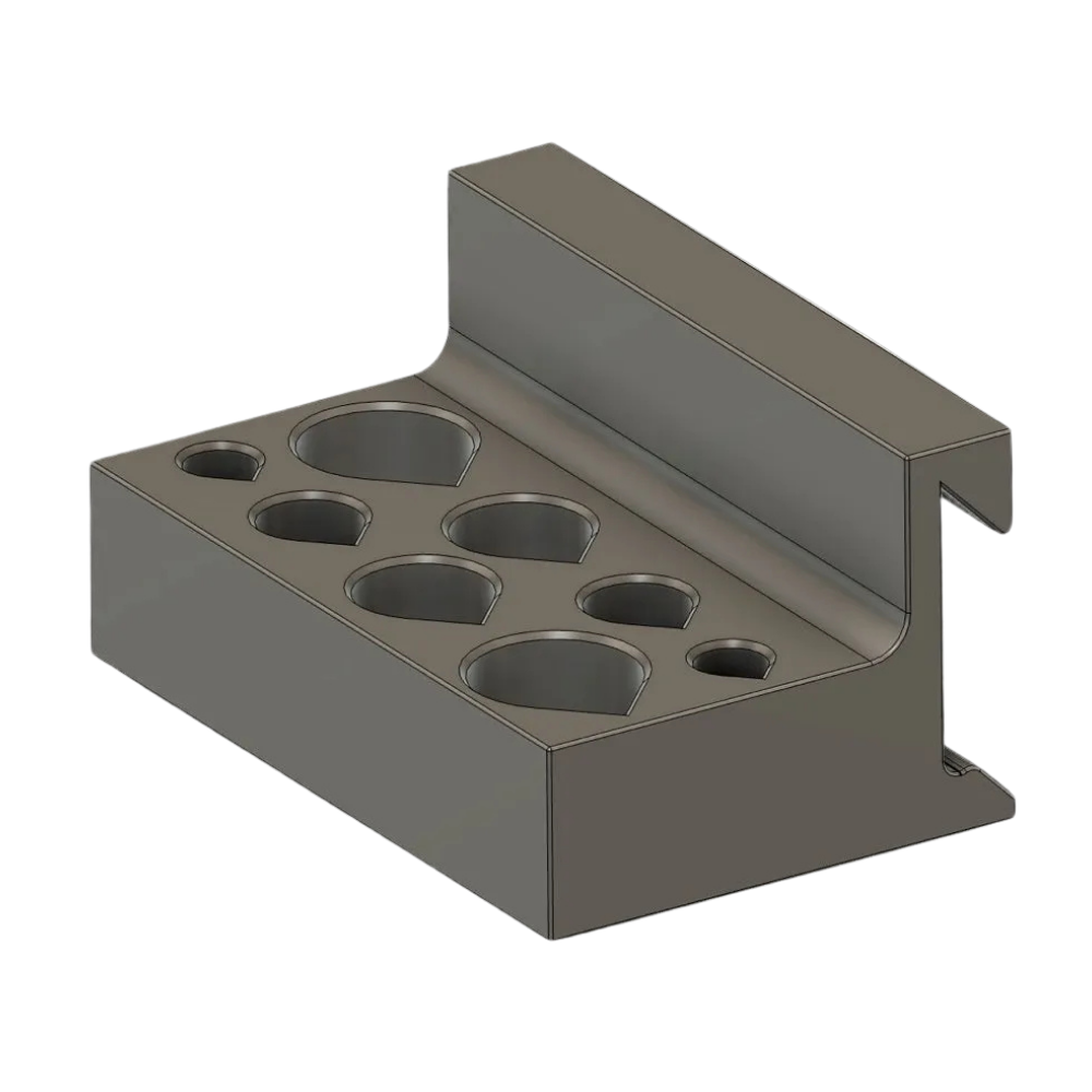 Wandeinsatz Messstifte (Wandsystem Clip) – Wandorganizer von ToolMS