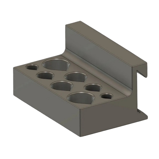 Wandeinsatz Messstifte (Wandsystem Clip) – Wandorganizer von ToolMS
