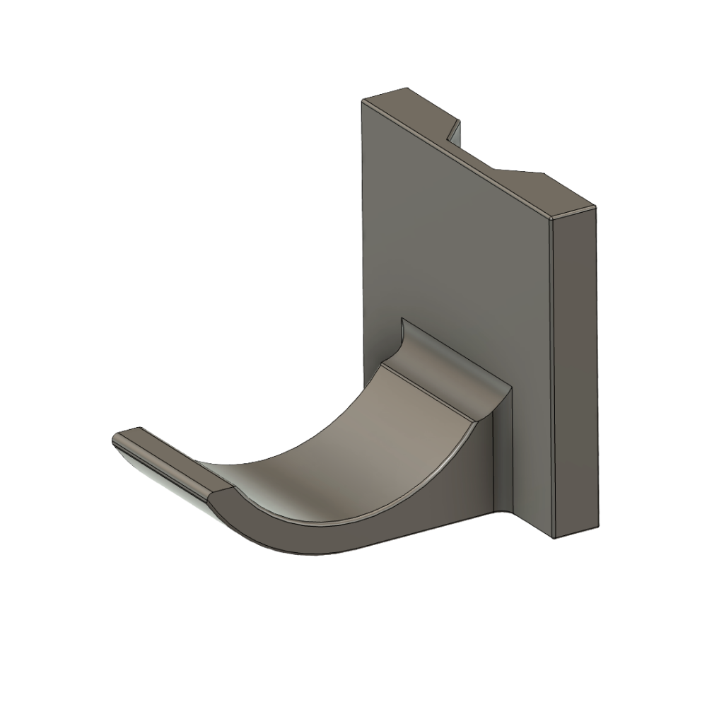 Wandeinsatz Ablage Radius 25 mm (Magnet) – Wandorganizer von ToolMS